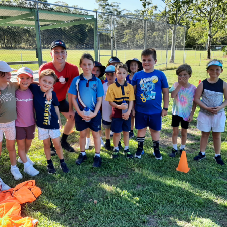 Kids at come and try sprot event