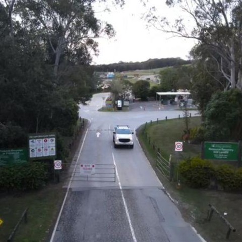Landfill entry