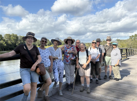 picture of walking group particpants