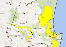 Major flood extent map