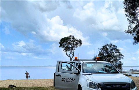Noosa council truck monitoring water quality