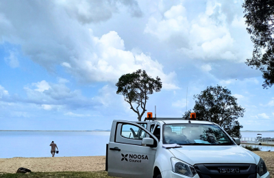 Noosa council truck monitoring water quality