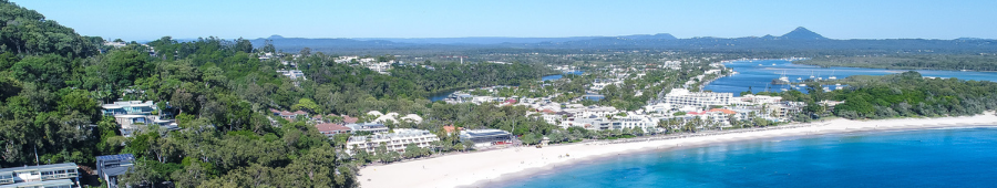 Aerial of Noosa