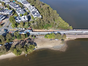 Early works begin on the southern side of Doonella Lake Bridge