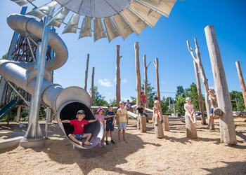 Climbing sticks hinterland playground